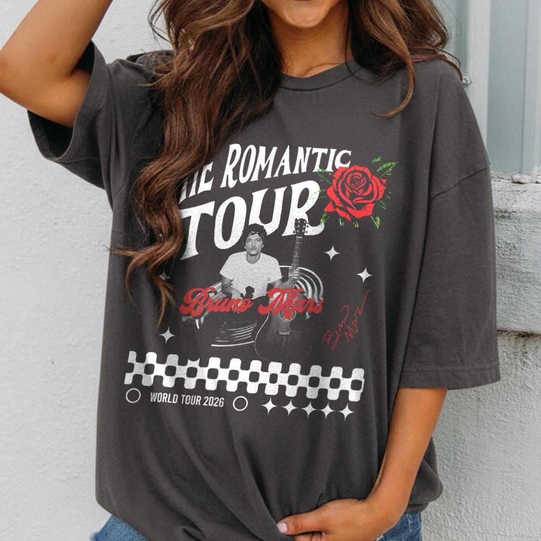 Romantic World Tour 2026 T Shirt 1