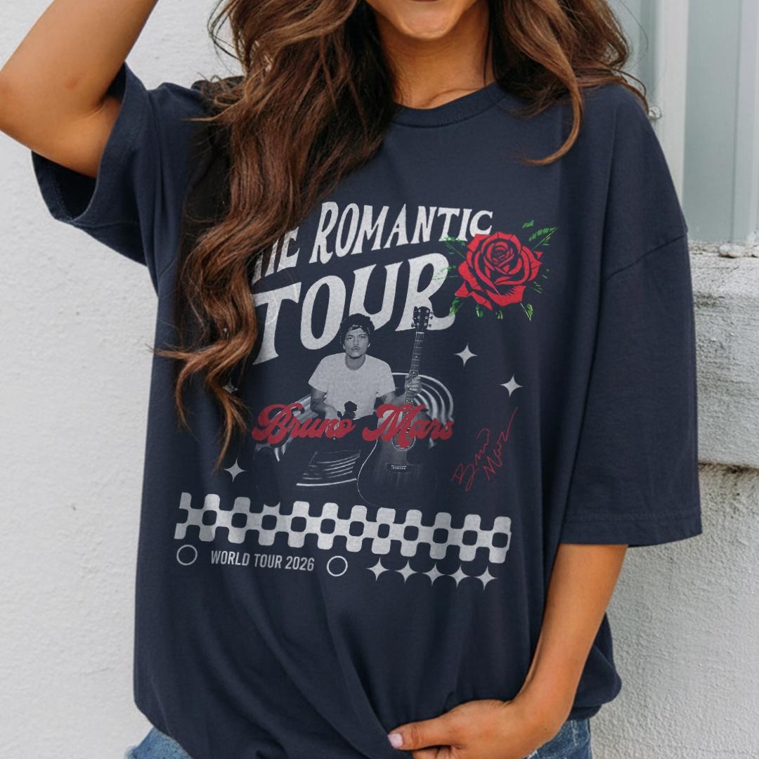 Romantic World Tour 2026 T Shirt 2