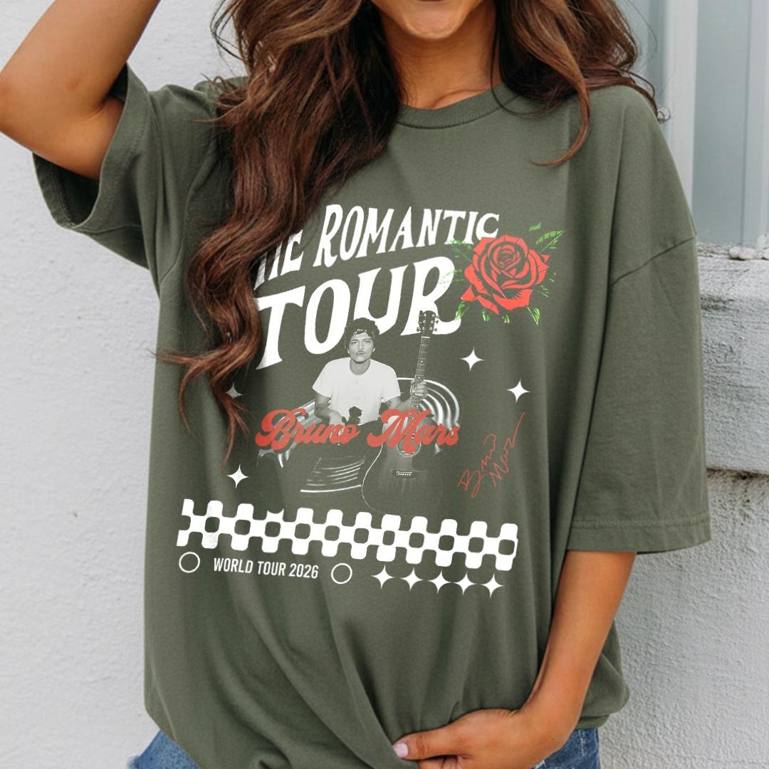 Romantic World Tour 2026 T Shirt 4