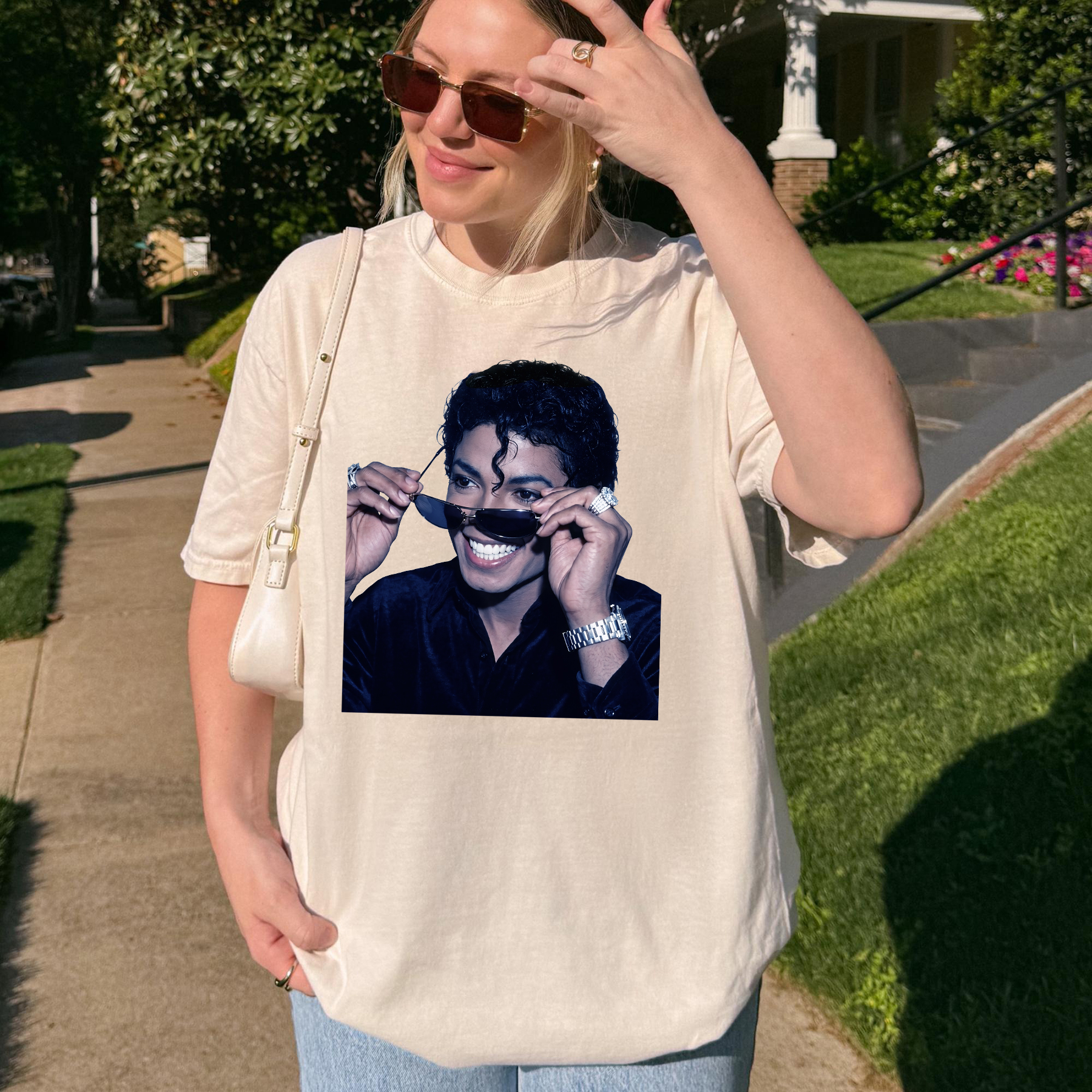 Vintage Jackson Michael Unisex T-shirt, King Of Pop Comfort Colors Shirt, MJ Fan Gifts (1)