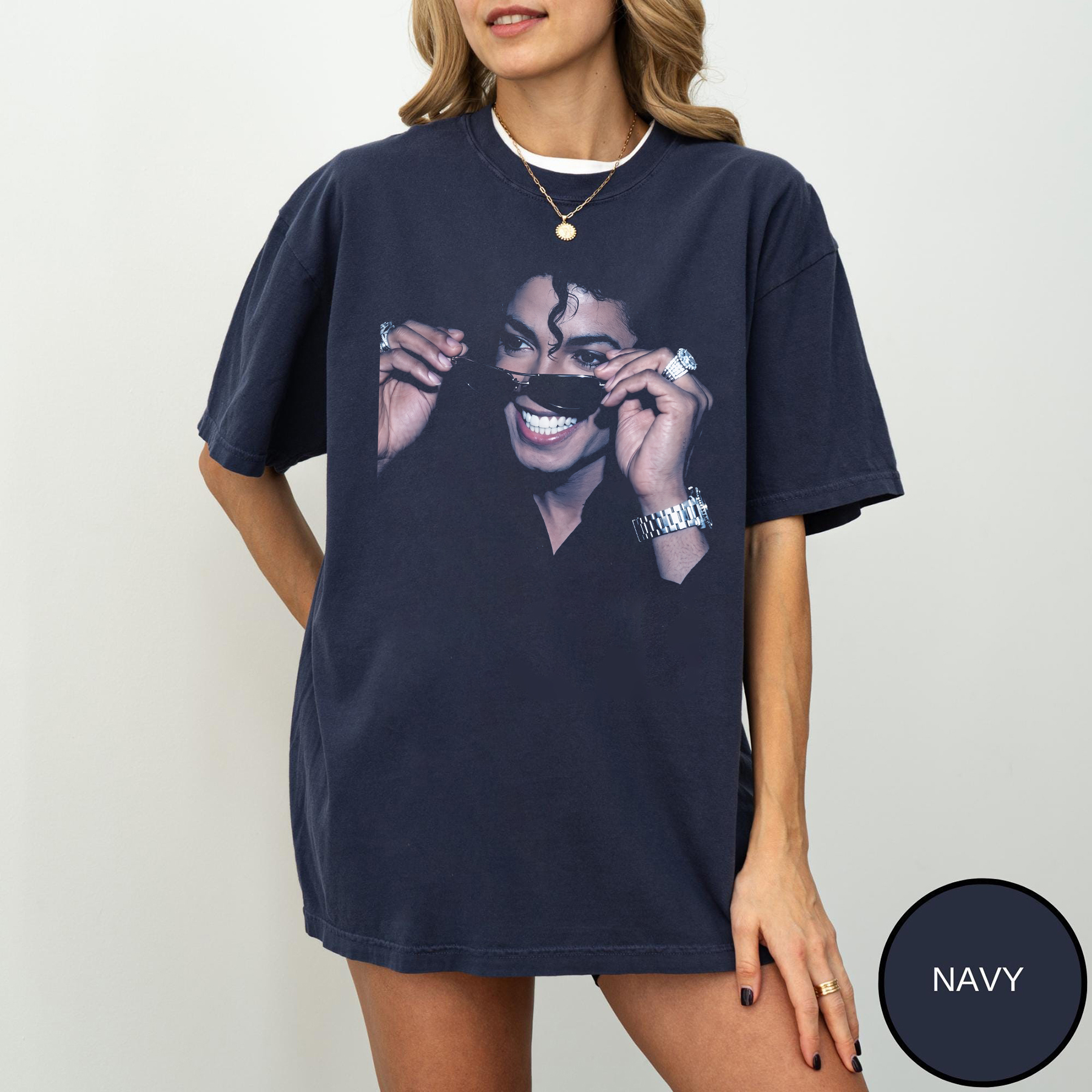 Vintage Jackson Michael Unisex T-shirt, King Of Pop Comfort Colors Shirt, MJ Fan Gifts (3)