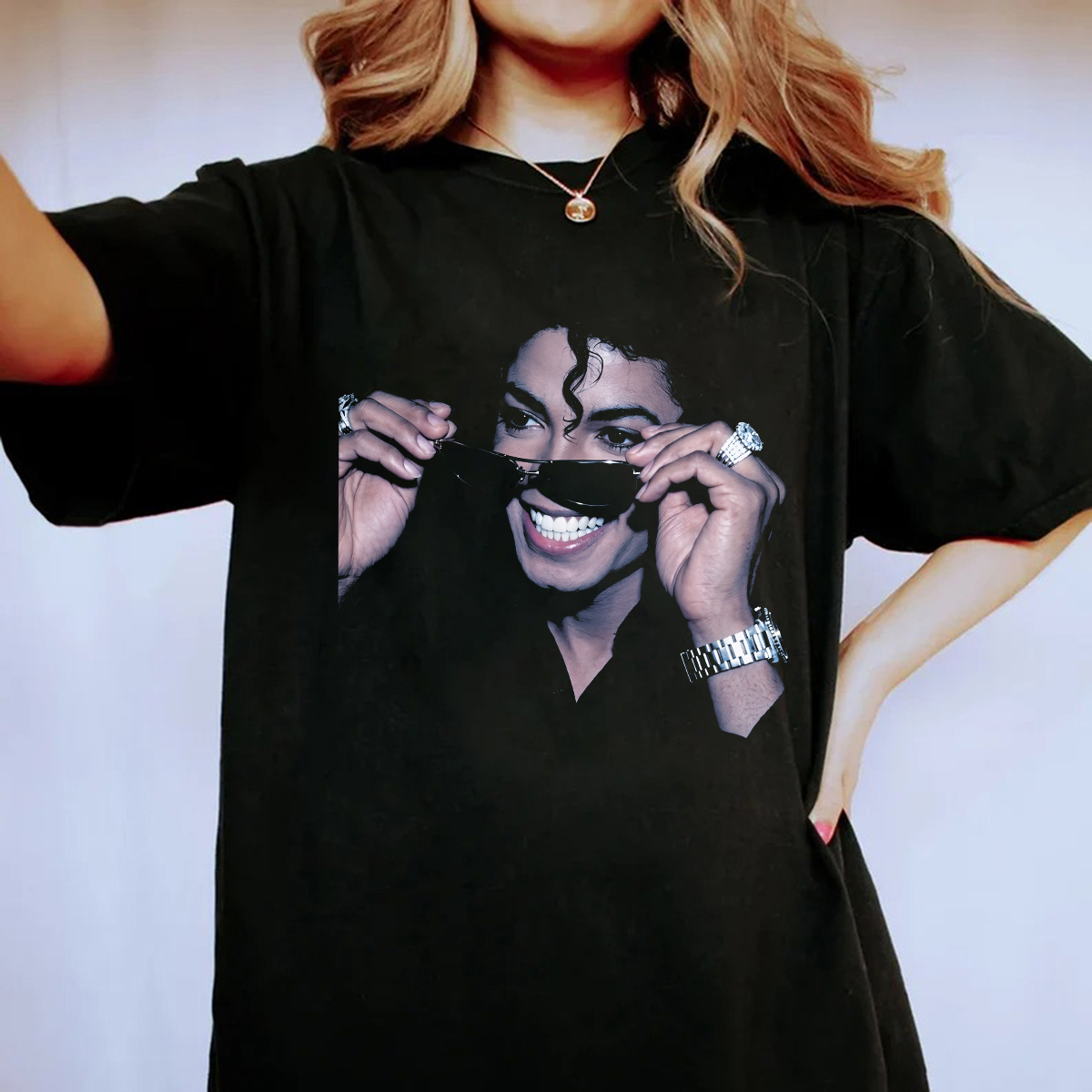 Vintage Jackson Michael Unisex T-shirt, King Of Pop Comfort Colors Shirt, MJ Fan Gifts (4)