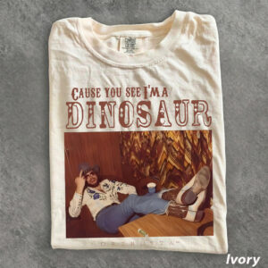 Cause You See I'ma Dinosaur Shirt, Hank Williams Jr. Lyric Tee