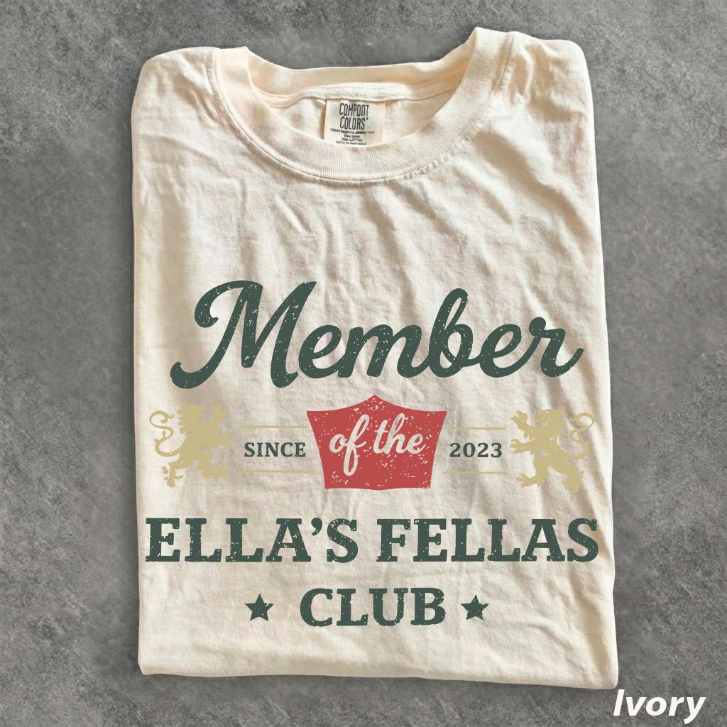 Ellas Fellas Club T-shirt, Western Country Concert Graphic Shirt, Vintage Rodeo Music Fan Tee,, Gift For Her Him (3)