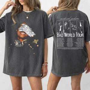 Vintage Michael Jackson Bad World Tour 1987 Comfort Colors T-shirt