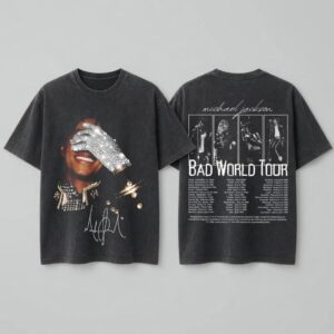 Vintage Michael Jackson Bad World Tour 1987 Comfort Colors T-shirt