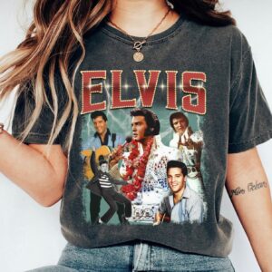 Elvis 90s Vintage Shirt, King Of Rock T-Shirt