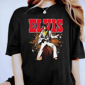 Elvis Presley Retro T-Shirt: Official Unisex Tee