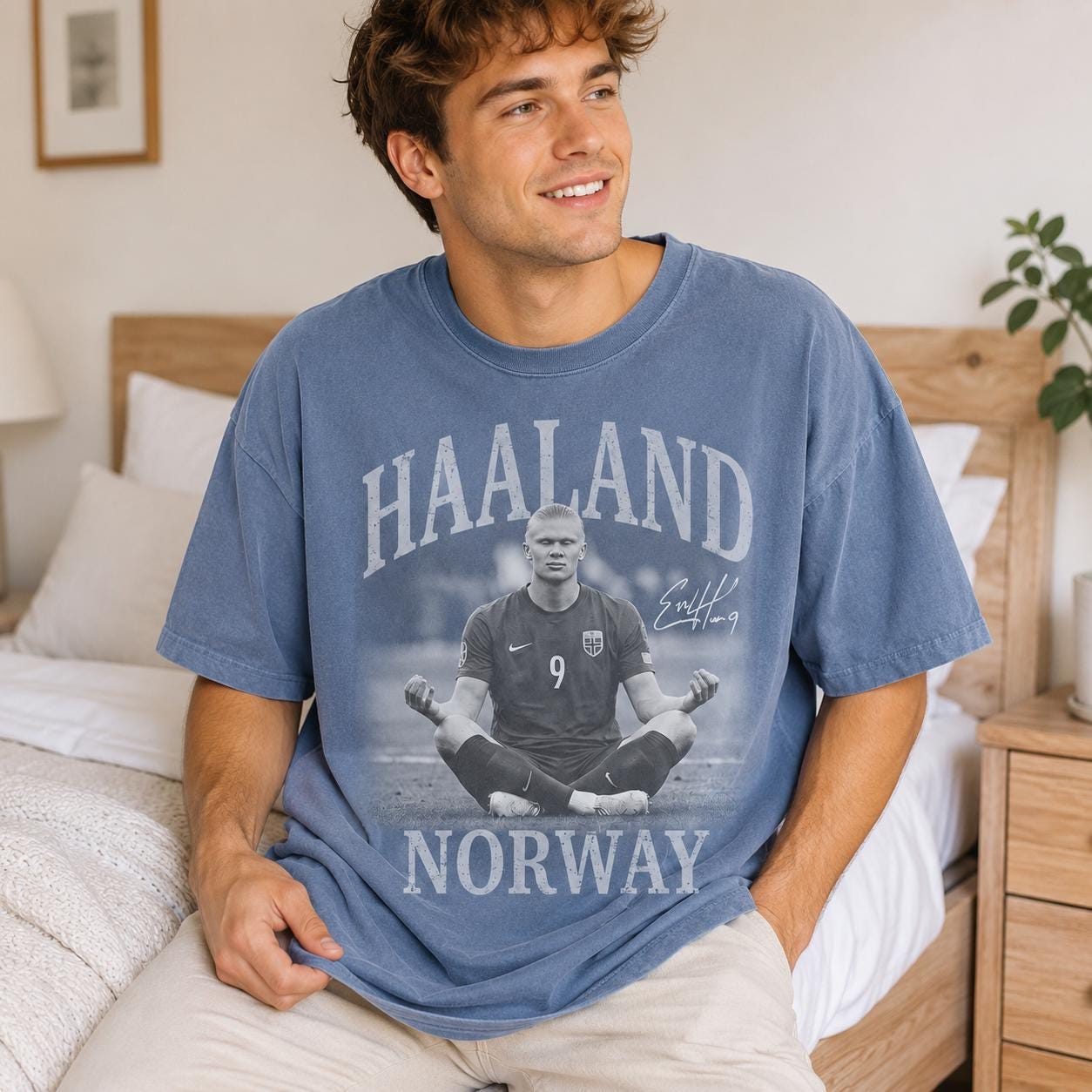 Erling Haaland Shirt, Haaland Norway Vintage T-Shirt (1)