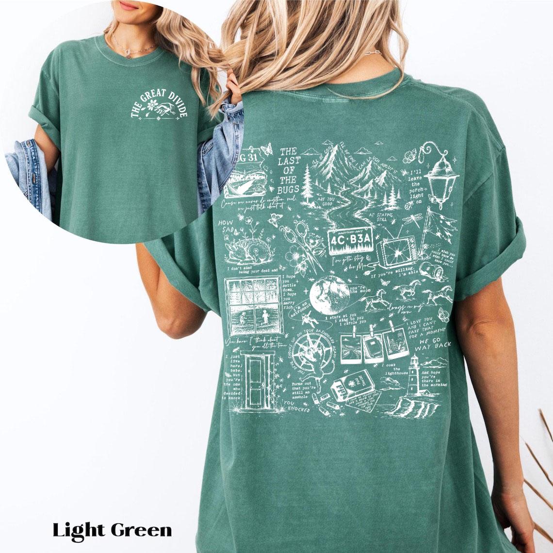 Great Divide Noah Kahan Tee, Folk Music Inspired Shirt (5)