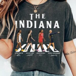 Indiana Fever Abbey Road Shirt, Caitlin Clark Aliyah Boston Kelsey Mitchell Sophie Cunningham Tee