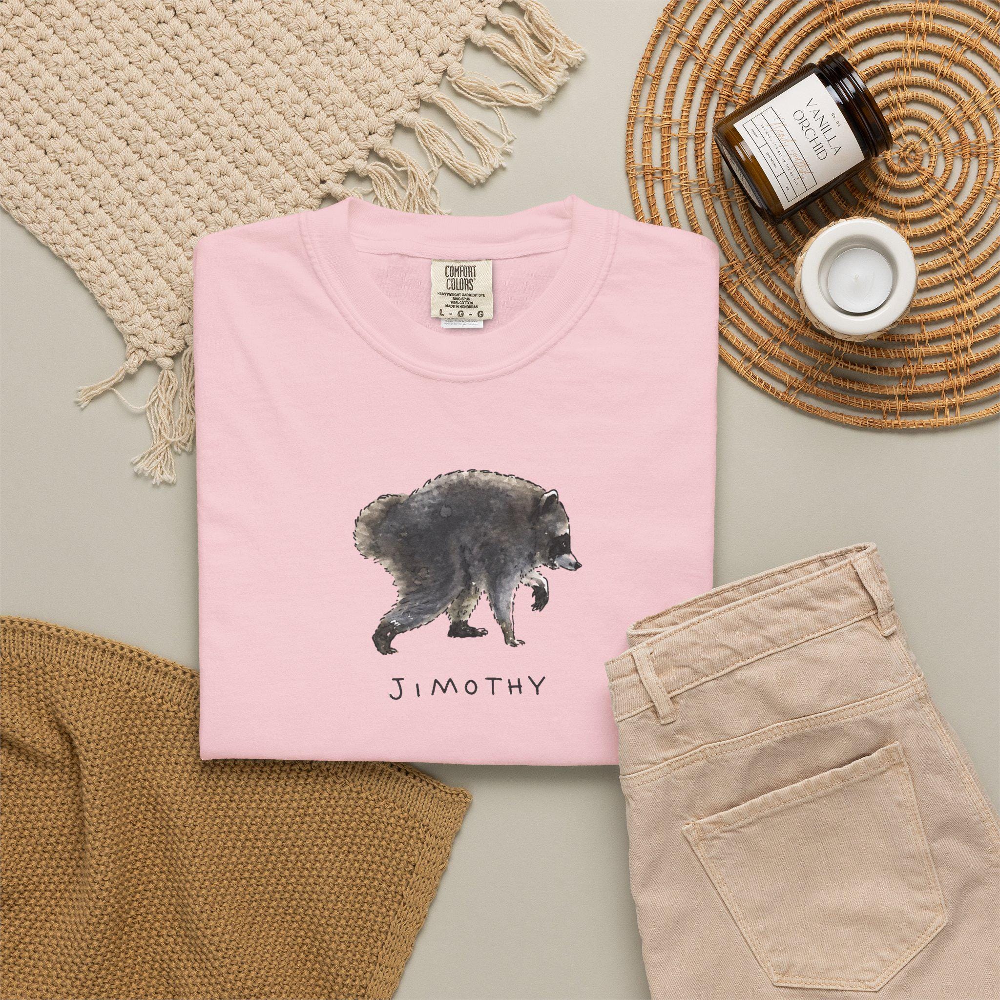 Jimothy Raccoon Viral Tee, Cute Raccoon Shirt (1)