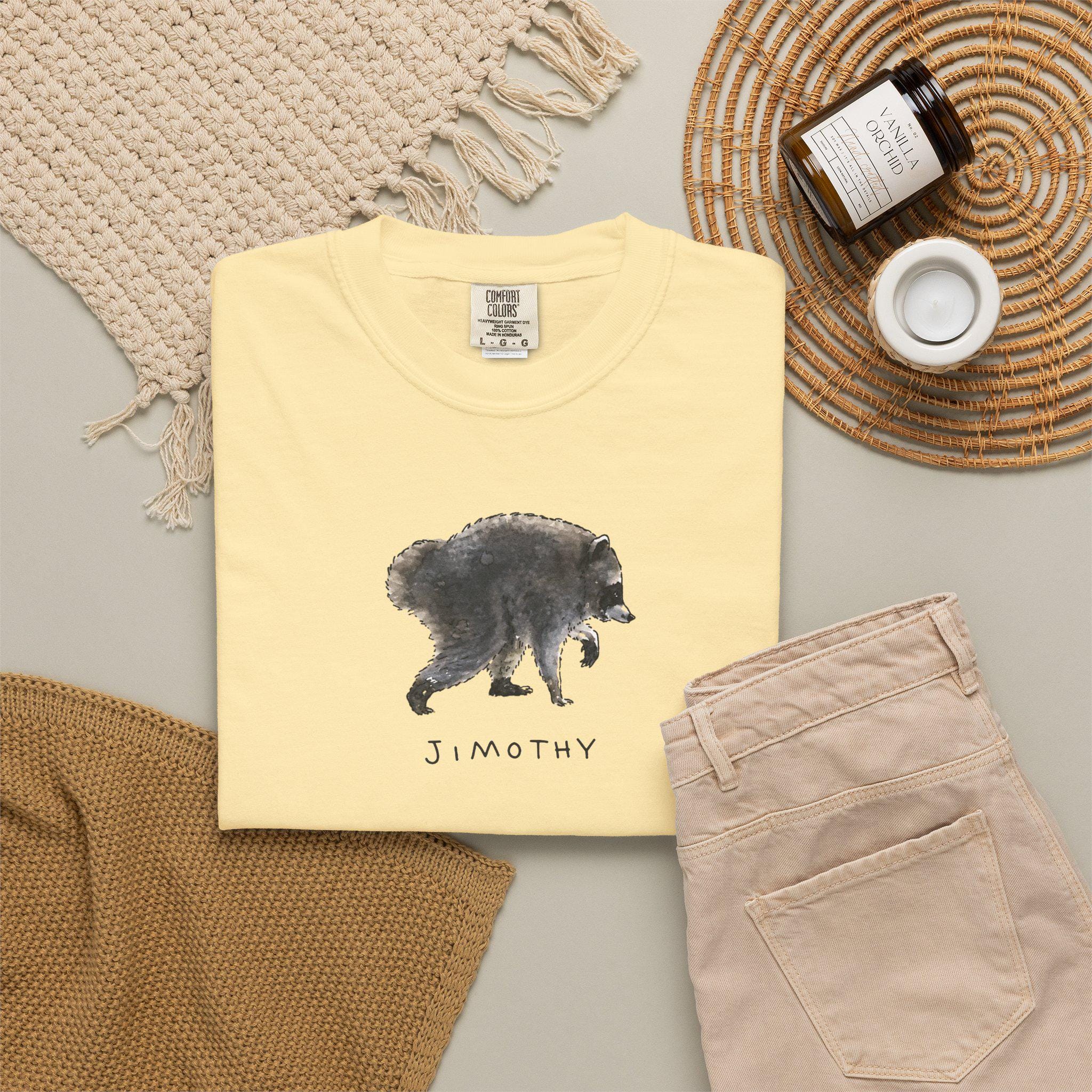 Jimothy Raccoon Viral Tee, Cute Raccoon Shirt (2)