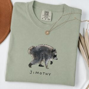 Jimothy Raccoon Viral Tee, Cute Raccoon Shirt