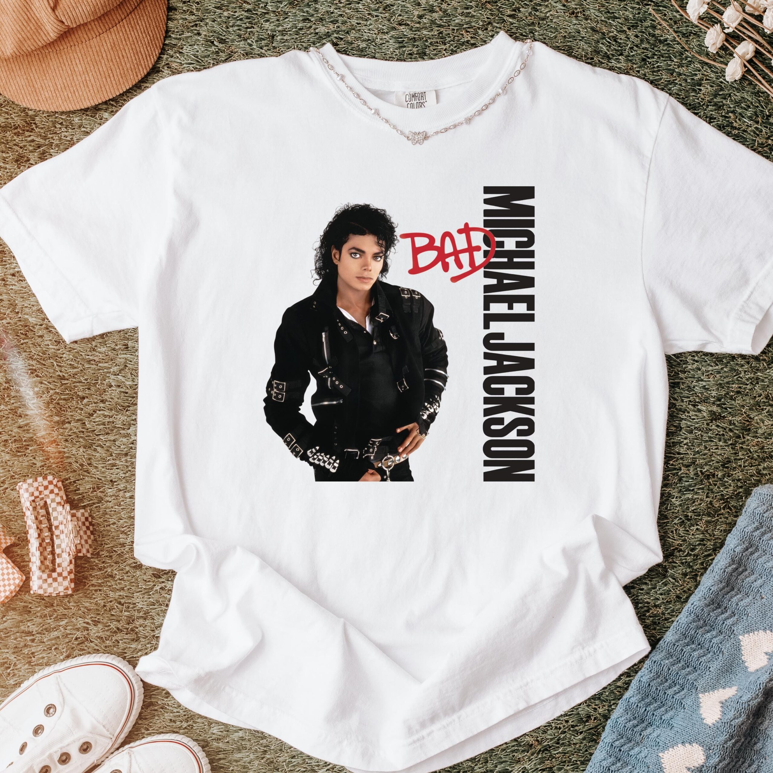 Michael Jackson Bad Comfort Colors Shirt (2)