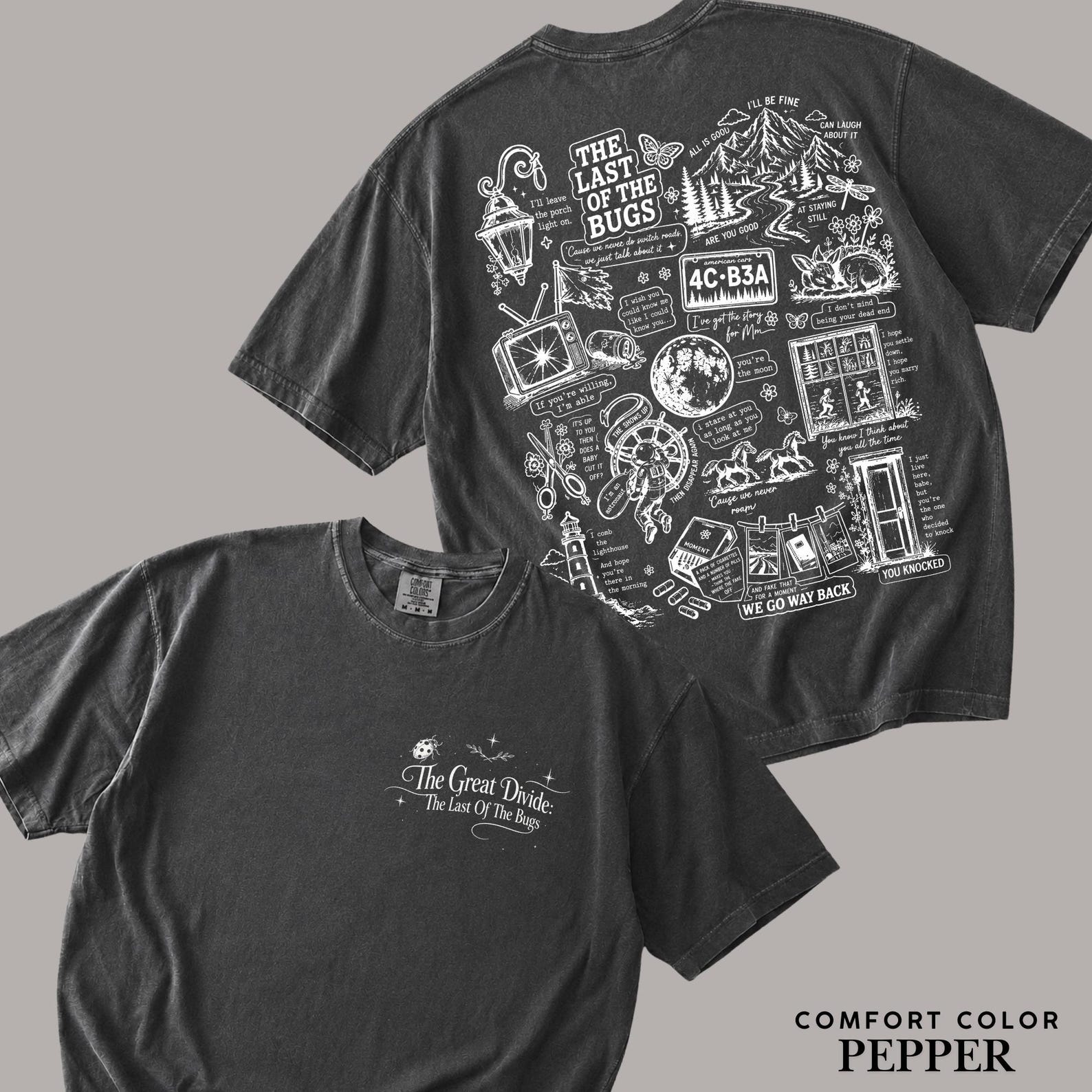 Noah Kahan Divide Tour 2026 Graphic T-Shirt (2)