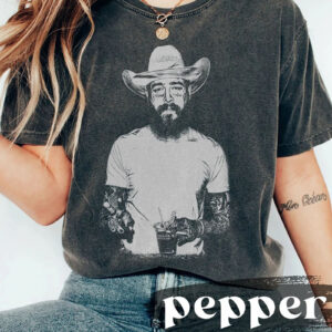 Cowboy Post Malone Shirt, Western Graphic Tee