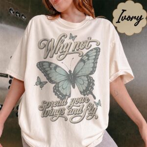 Vintage Hilary Duff Shirt Why Not Butterfly Shirt