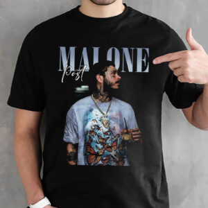 Vintage Post Malone Graphic Shirt