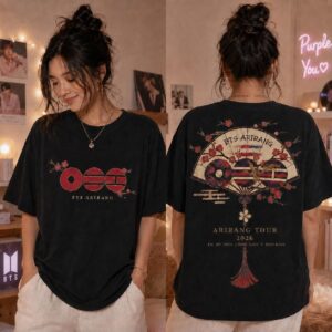 BTS Arirang Korean Folding Fan Shirt