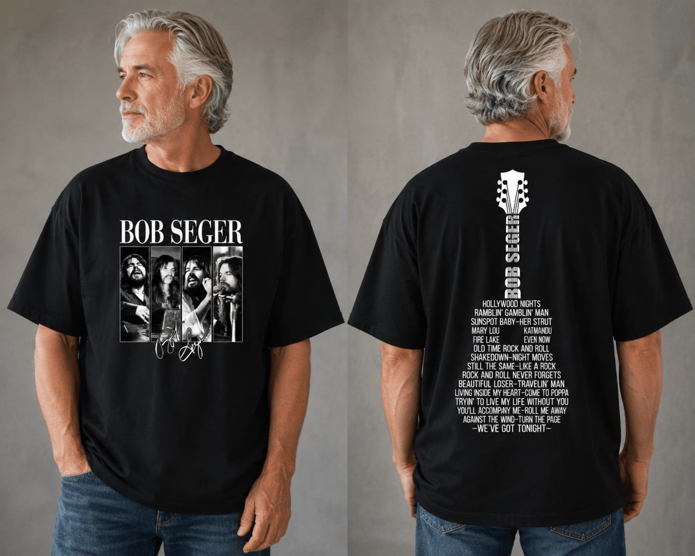 Bob Seger Rock Band Shirt, Vintage Classic Rock Graphic Tee (1)