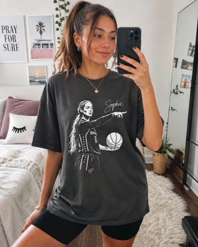 Sophie Cunningham Point Signature Basketball Double Sided Shirt photo review