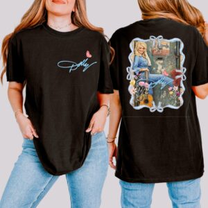 Dolly Parton Shirt, Country Music Graphic Tee, Front and Back Print