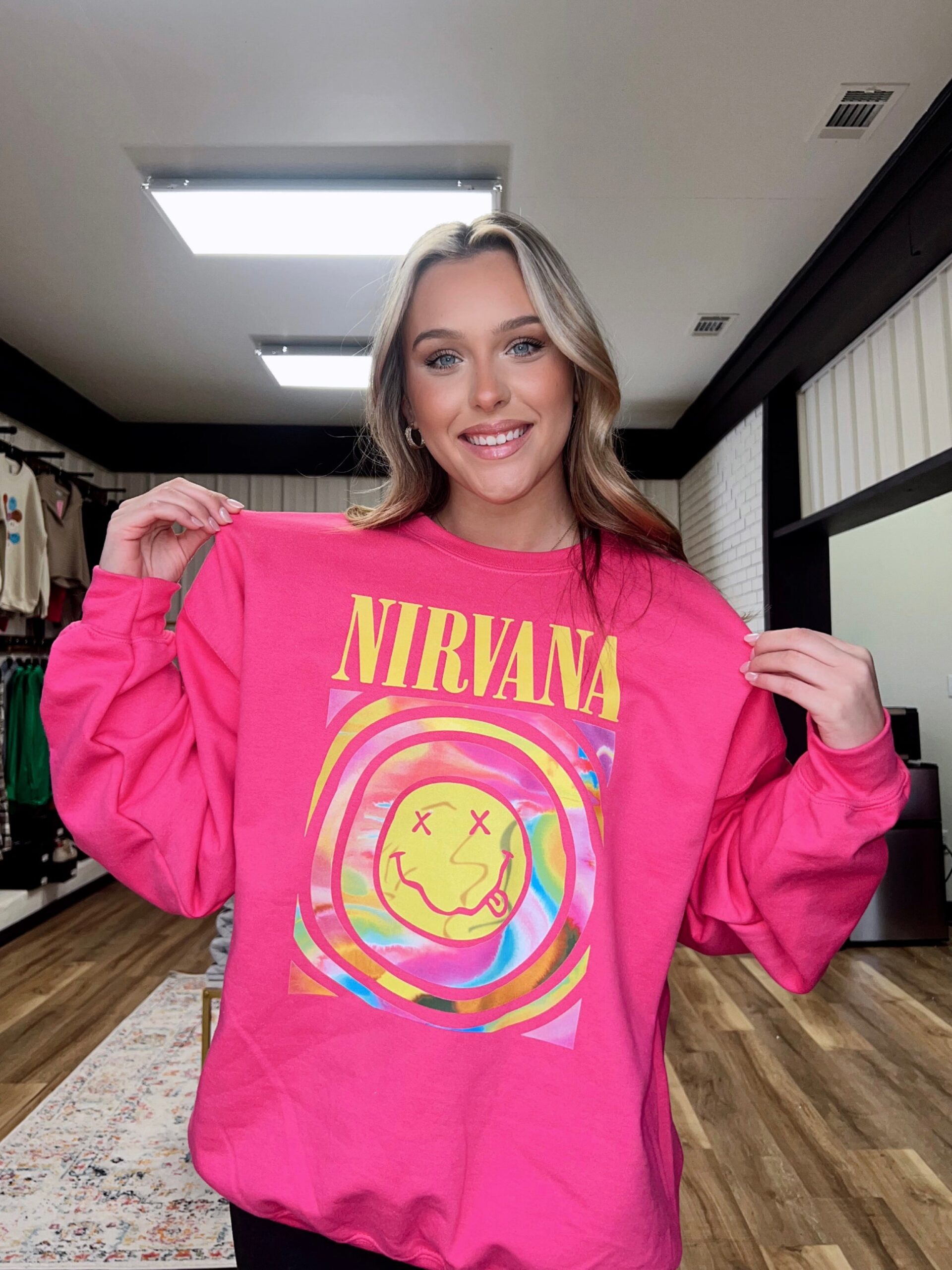 Nirvana Smile Sweatshirt (1)