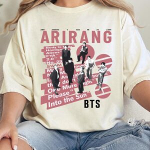 Retro Arirang Tour Shirt, Trendy Summer Music Fan Gift