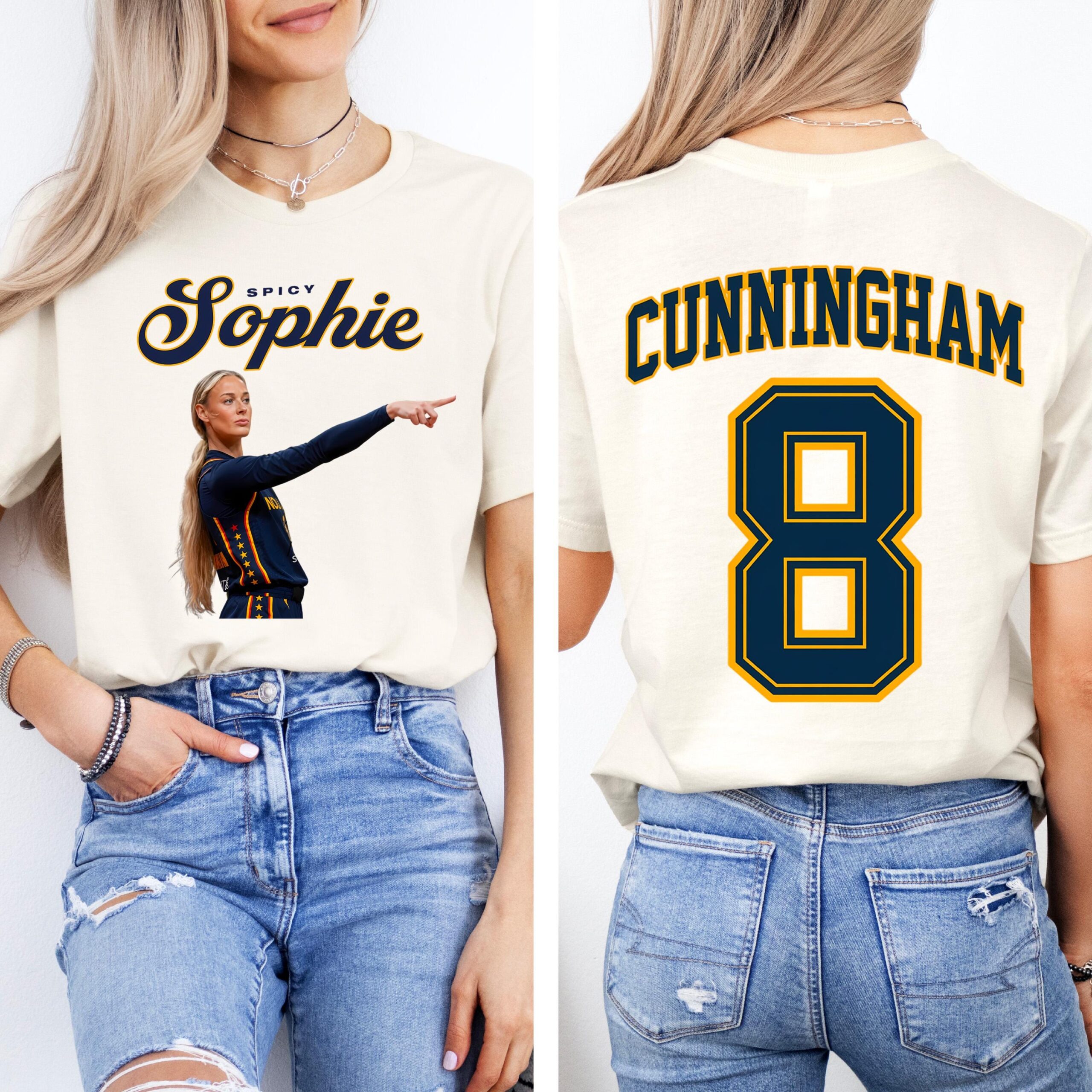 Shirt Spicy Sophie Cunningham 8 Fan Tee (2)