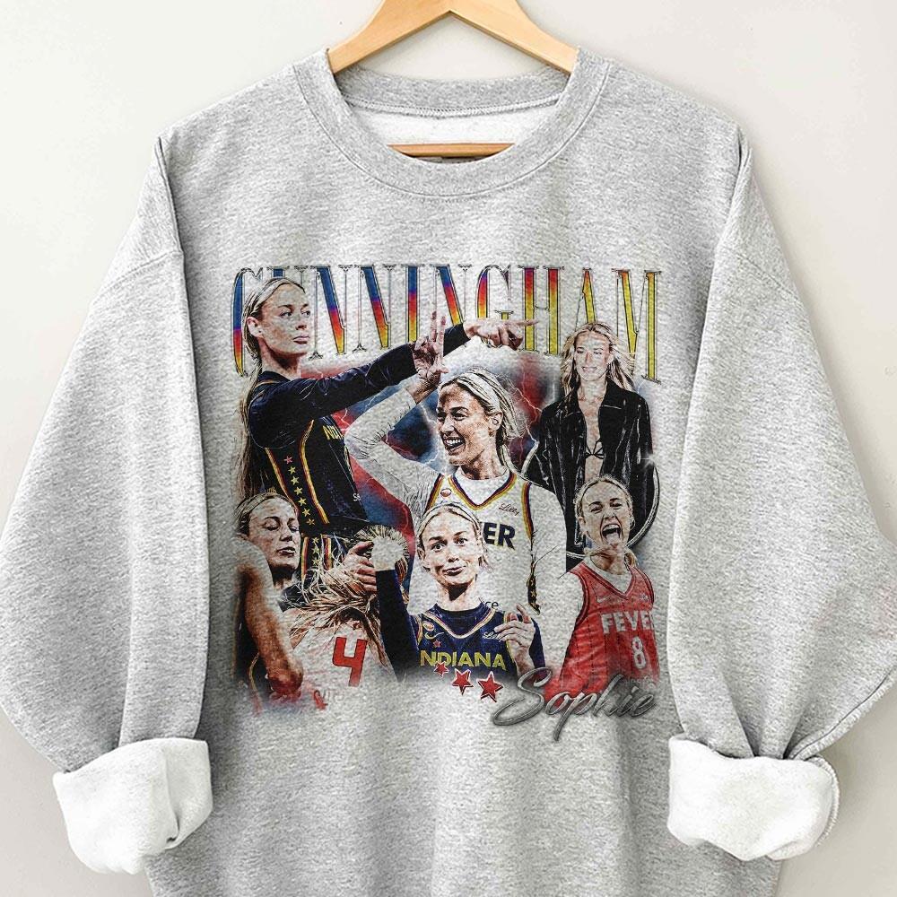 Sophie Cunningham Basketball Graphic Vintage Comfort Colors Shirt (3)