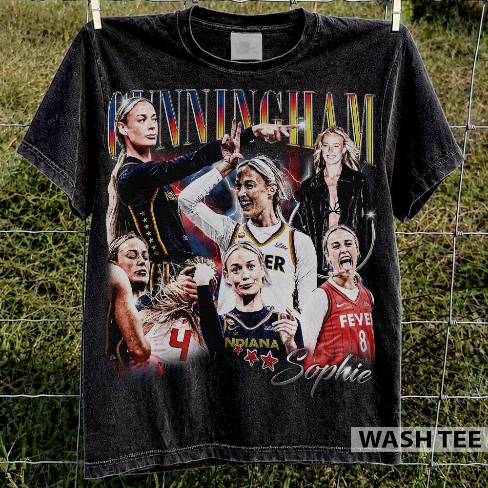 Sophie Cunningham Basketball Graphic Vintage Comfort Colors Shirt (4)