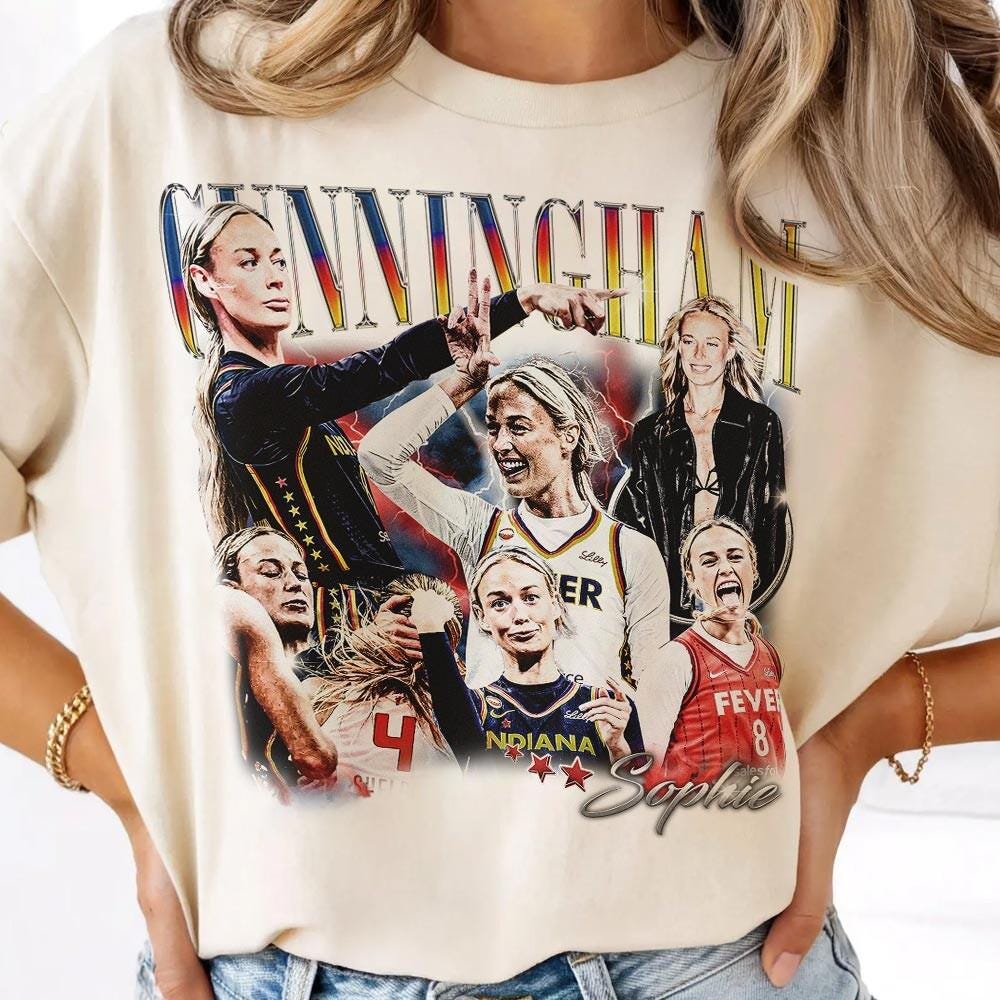 Sophie Cunningham Basketball Graphic Vintage Comfort Colors Shirt (5)