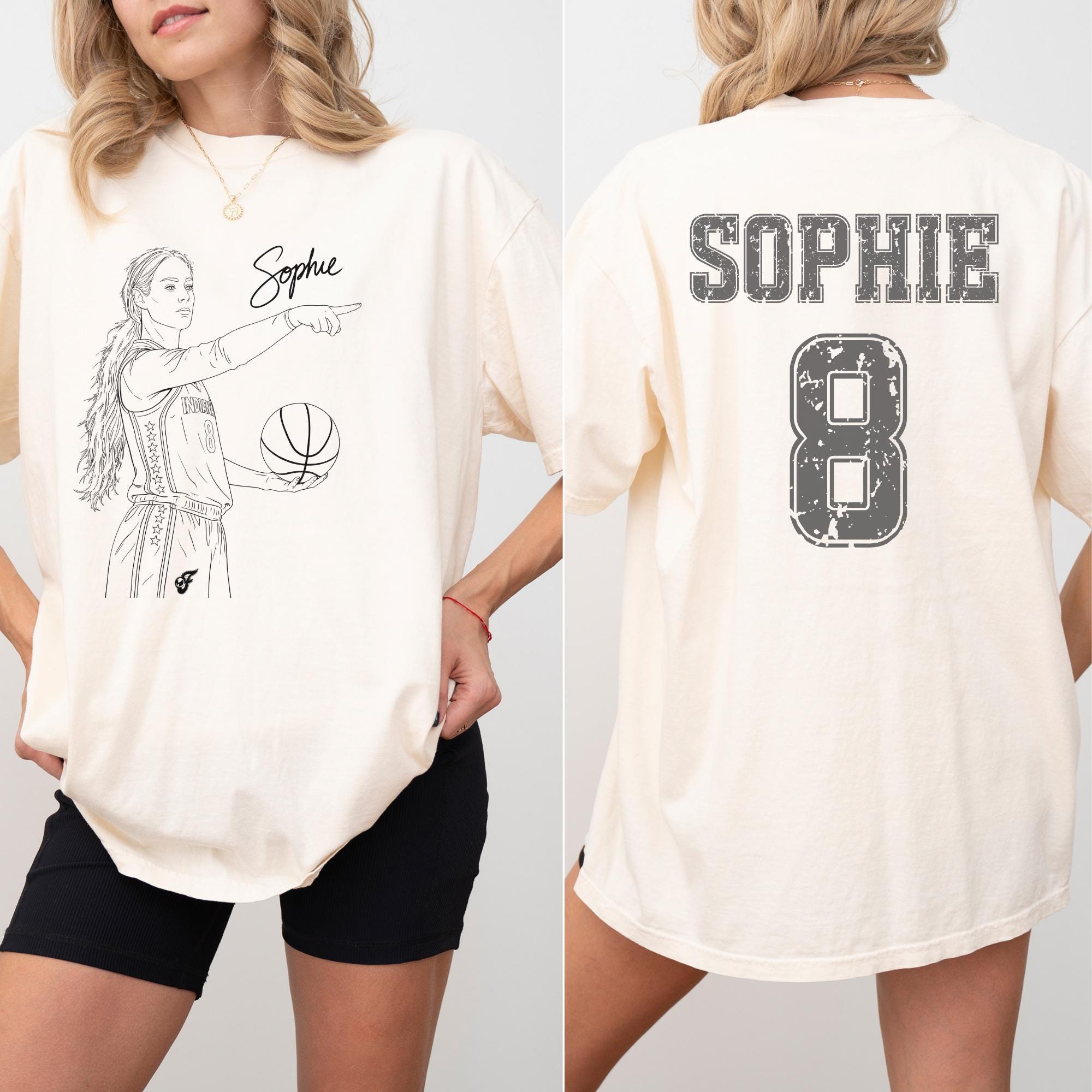 Sophie Cunningham Point Signature Basketball Shirt, Front and Back Printed (1)