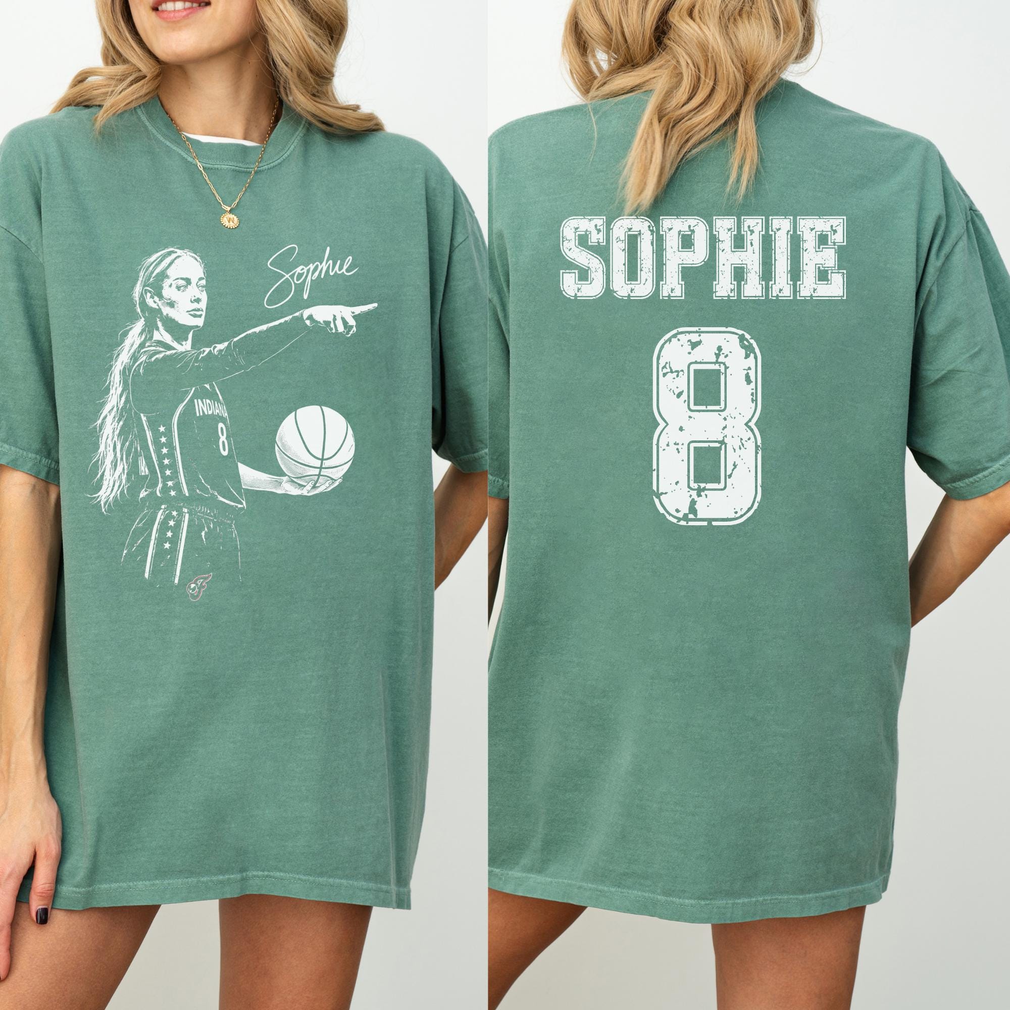 Sophie Cunningham Point Signature Basketball Shirt, Front and Back Printed (3)