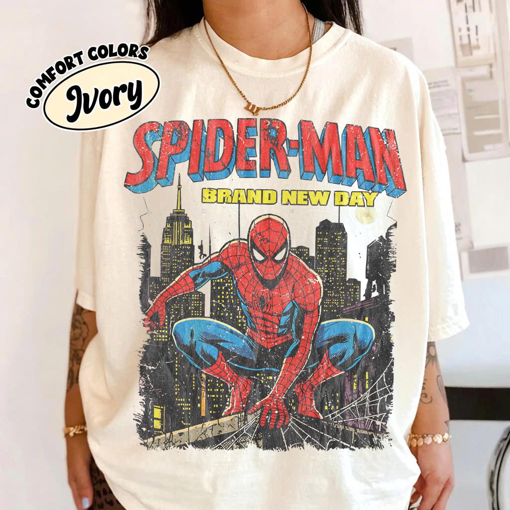 Vintage Spider Man Brand New Day Shirt (3)