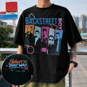 Backstreet Boys Tour 2026 Tee, I Want It That Way Song