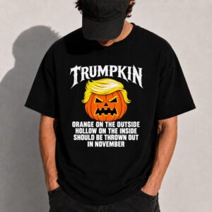 Trumpkin Halloween Shirt, Funny Trump Pumpkin Graphic Tee
