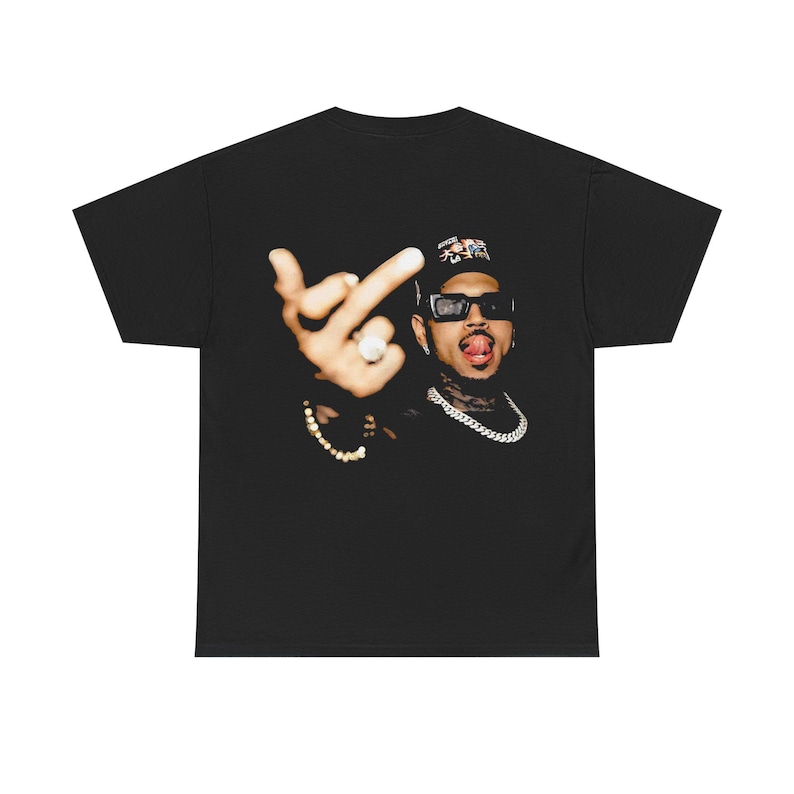 The Face Of Breezy Chris Brown 2 Sided Shirt (2)