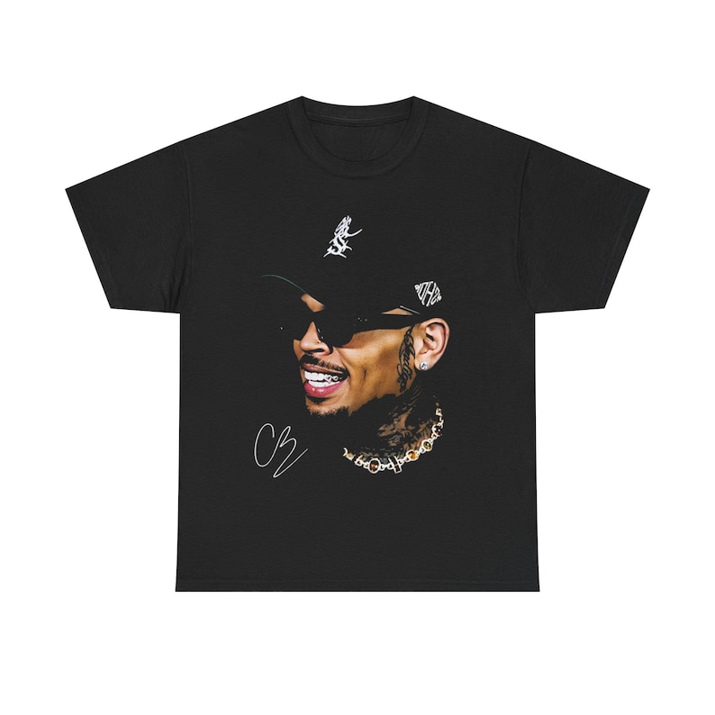 The Face Of Breezy Chris Brown 2 Sided Shirt (3)